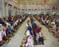 Whenever you visit the gurudwara, I advise you never to miss the lungar. It has the largest kitchen all over Delhi where they feed about eight thousan